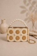 Daisy Bloom Pearl Handbag