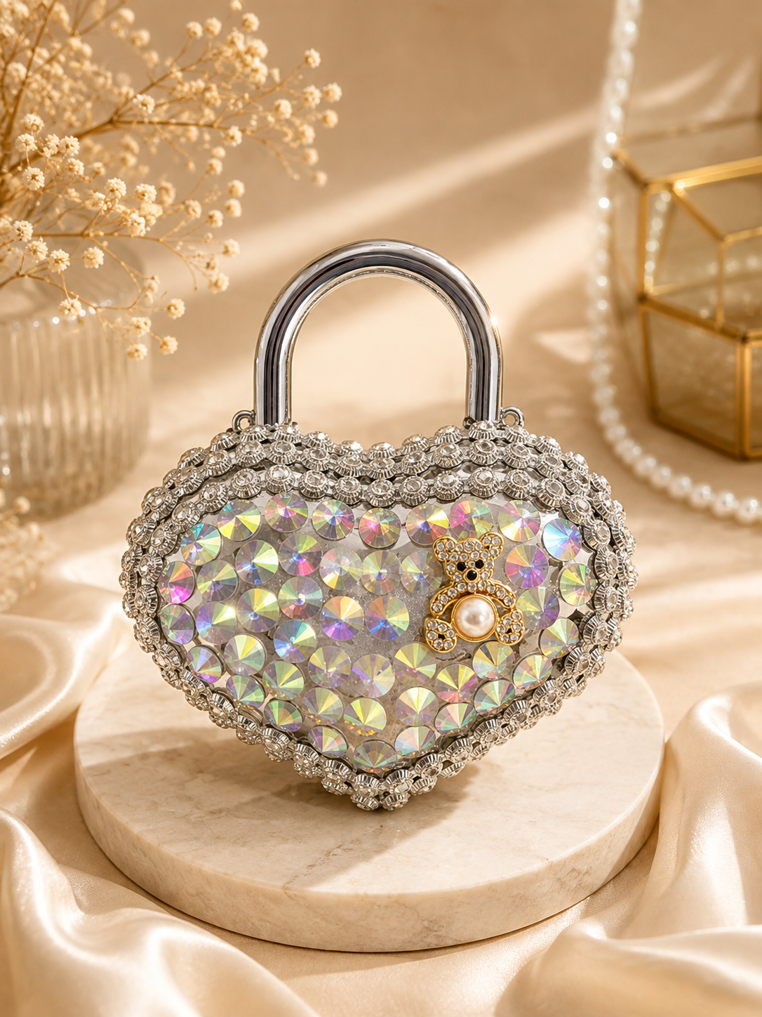 Mini Heart Acrylic Bag