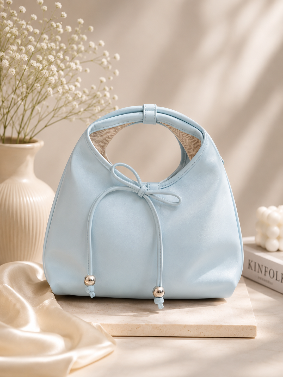 Bow Tie Hobo Bag