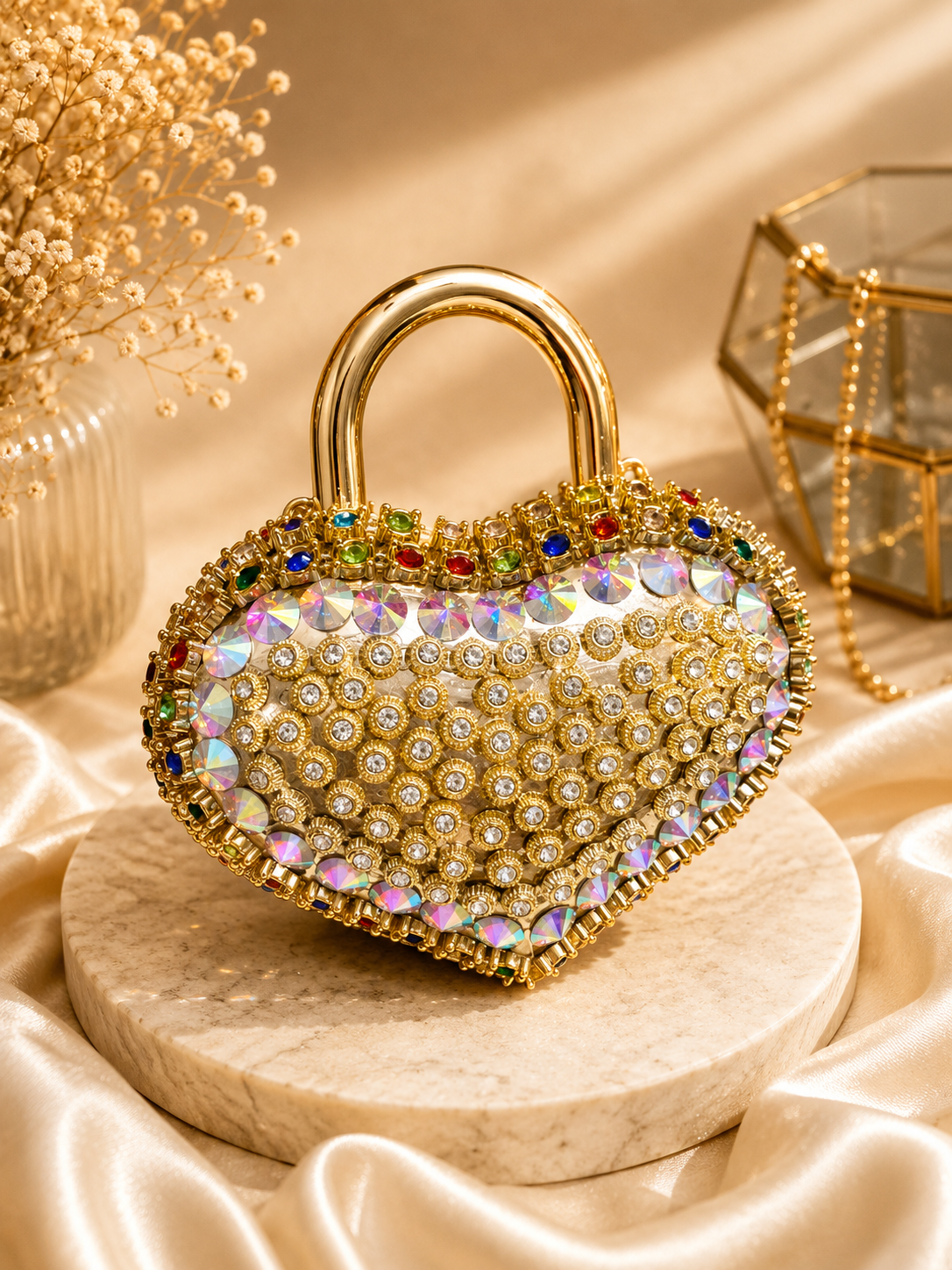 Mini Heart Acrylic Bag